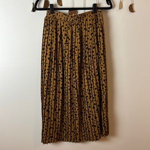 Leopard print skirt